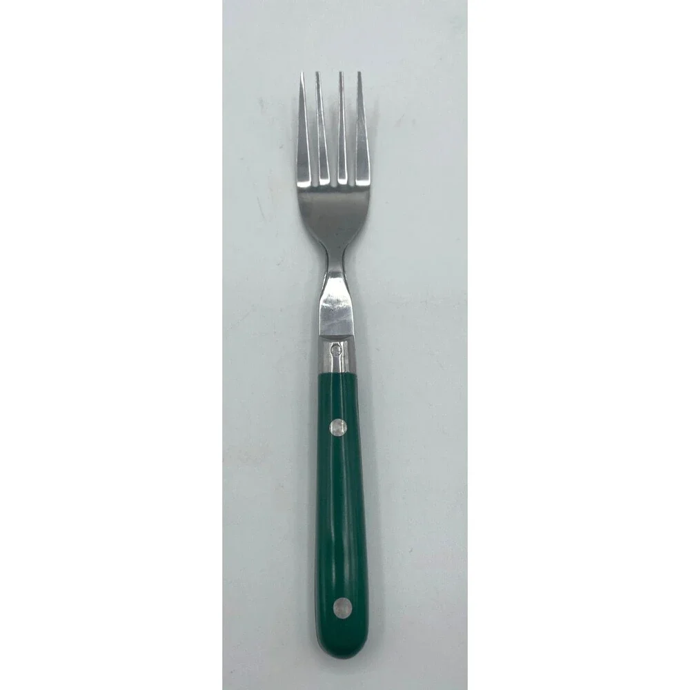 5-Pieces Washington Forge Mardi Gras Stainless Flatware Hunter Green